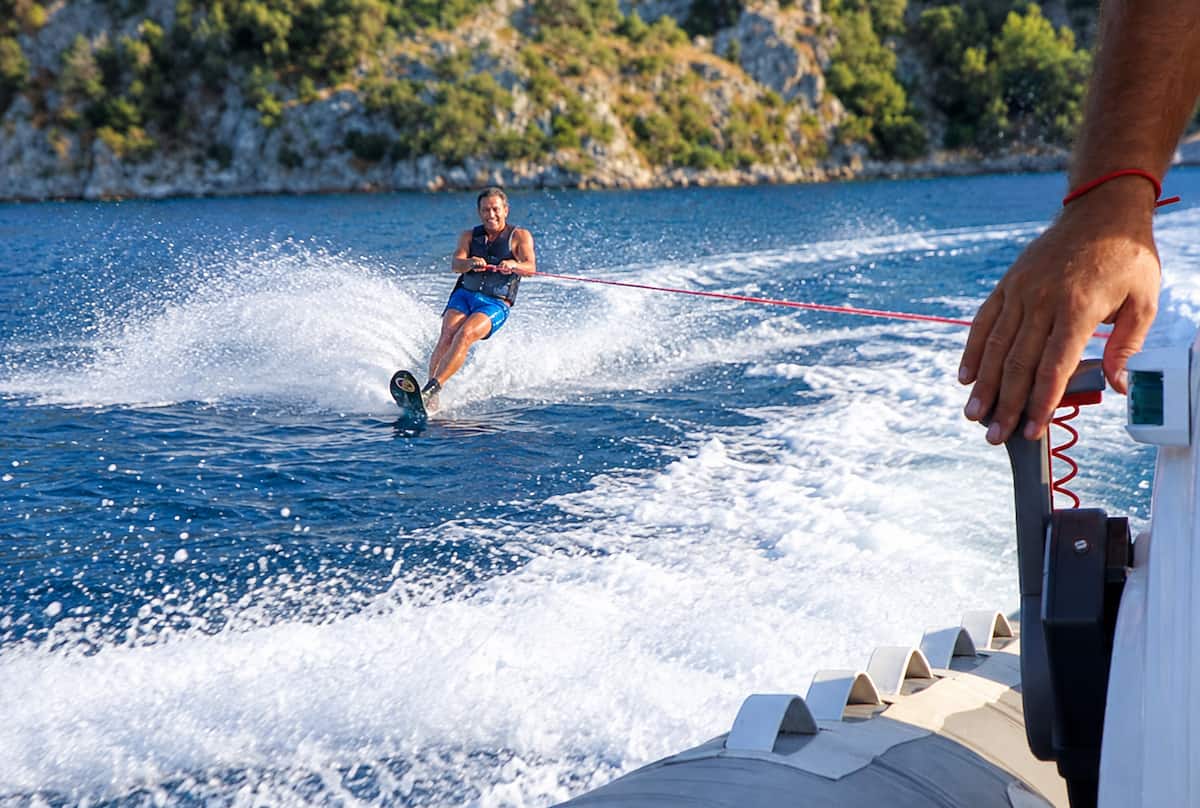 Watersports aboard Aqua Bella