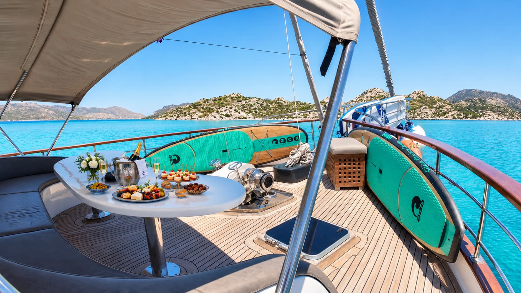 Foredeck seating